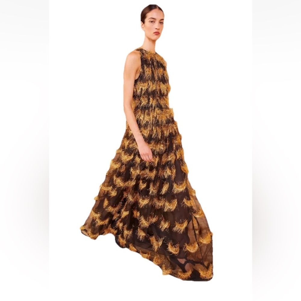 NEW NWT Ulla Johnson Artem Gown Celeste Silk Organza Dress $3200 Runway - Picture 12 of 16